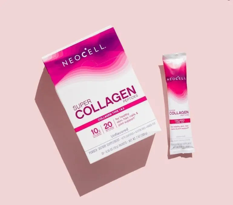 NeoCell Super Collagen Peptides, 10 g Collagen/Single-Serve Packet; Keto Certified NeoCell Au supplements
