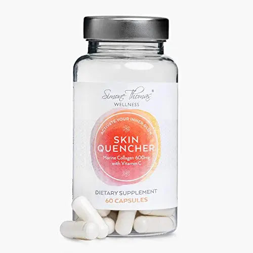 Simone Thomas Wellness, SkinQuencher Marine Collagen with Vitamin C, Food Supplement 60 Capsules Simone Thomas Wellness Au supplements