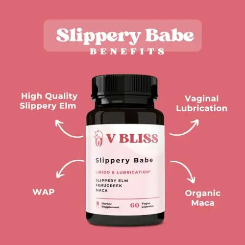 V Bliss Slippery Babe Vaginal Moisturizer Capsules | Relieves Vaginal Dryness with Slippery Elm V Bliss Au supplements
