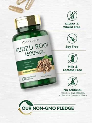 Carlyle Kudzu Root | 100 Extract Capsules | Non-GMO and Gluten Free Formula Carlyle Au supplements