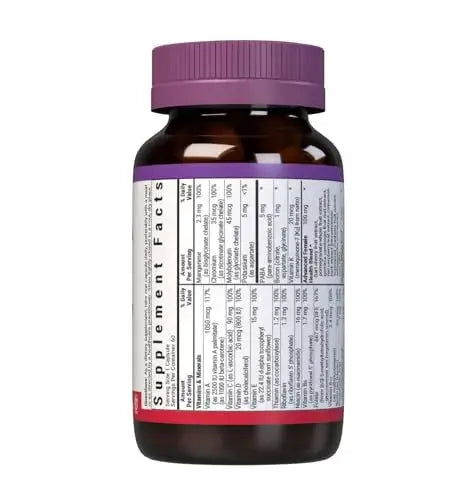 BlueBonnet Nutrition Ladies One Vegetable Capsule, Whole Food Multiple, K2, Organic Vegetable, Energy, Vitality BlueBonnet Au supplements