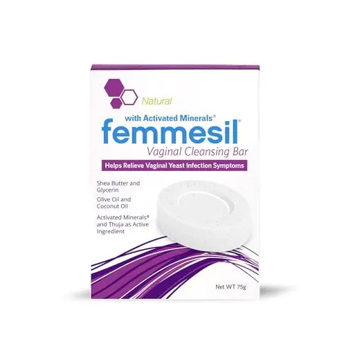 Femmesil Vaginal Soap for Relief from Yeast Infections for Women, Vaginal Itch & Irritation Aidance Au supplements