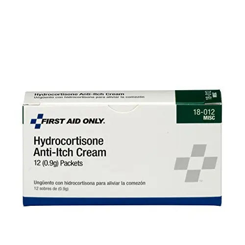 First Aid Only 18-012 Hydrocortisone Cream Packets, 12 Count First Aid Only Au supplements