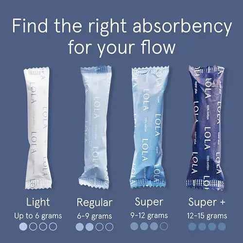 LOLA Organic Cotton Tampons, 8 Count - Tampons Regular, Period Feminine Hygiene Products LOLA Au supplements