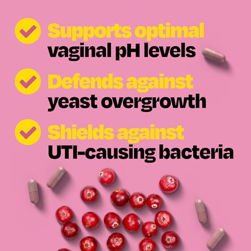 Cystex 3-in-1 Urinary Tract Probiotic for Women - Fast-Acting UTI & Yeast Infection Support with Prebiotics, Probiotics, & Cranberry - Supports Vaginal pH & Flora Balance - 30 Capsules Cystex Au supplements