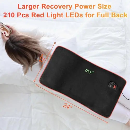 UTK Red Light Therapy for Body, Large Infrared Light Therapy Pad for Deeper Tissue, 24" x 12" Size UTK Au supplements