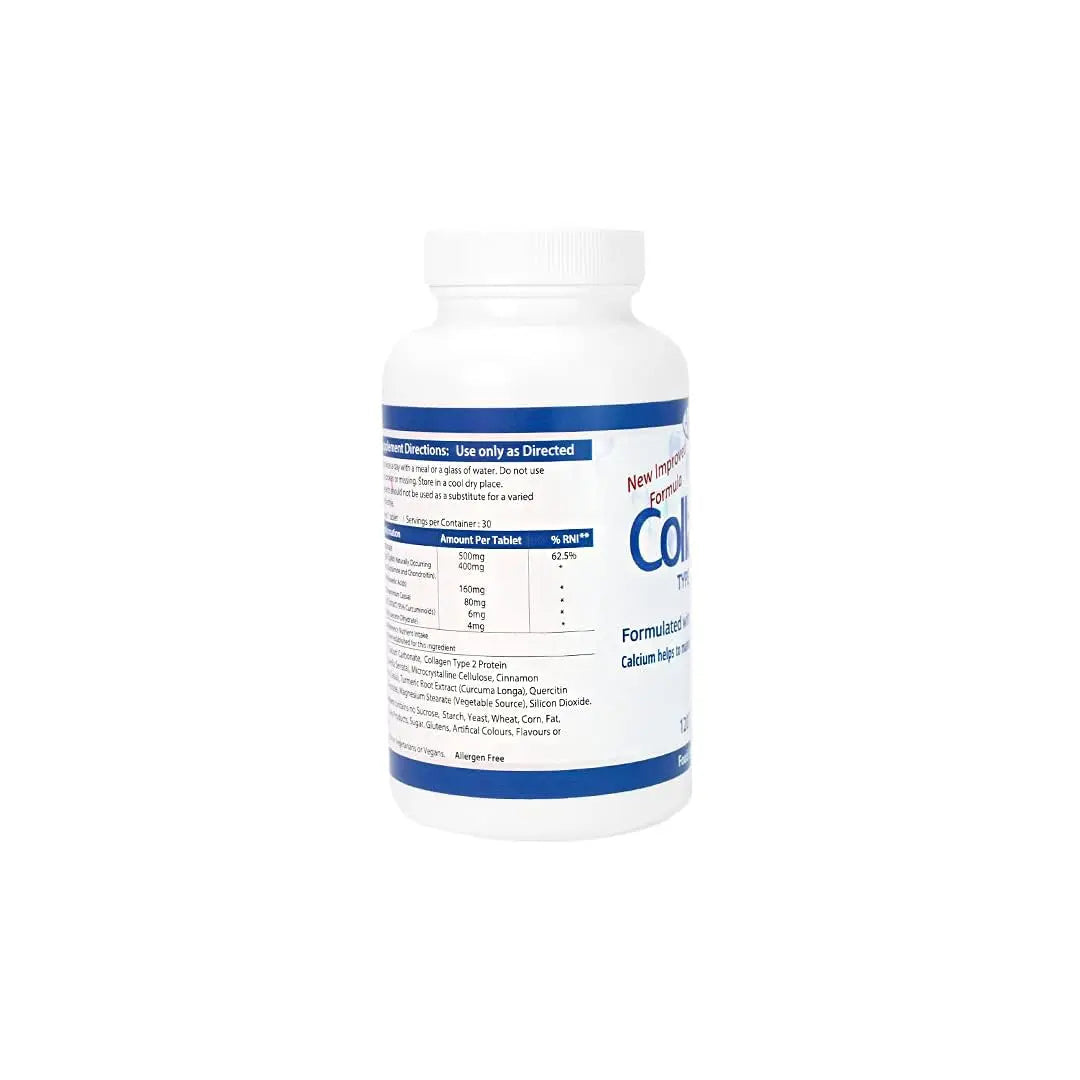 AHS Collagen Type 2 120 Tablets - 4500MG Per Day - Formulated with Calcium and Turmeric AHS Au supplements