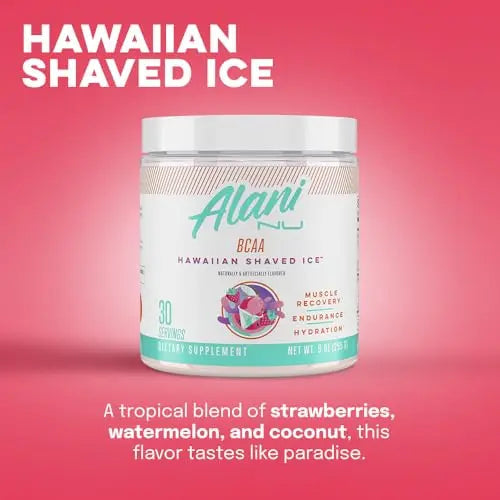 Alani Nu Island Crush Pre Workout and BCAA Hawaiian Shaved Ice Post Workout Powder Alani Nu Au supplements