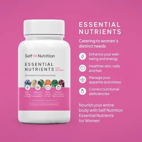 SELF NUTRITION Vegan Multivitamins for Women -Expert Designed 28 Nutrients – Boost Energy SELF NUTRITION Au supplements