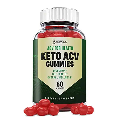Justified Laboratories ACV for Health Keto ACV Gummies 1000MG with Pomegranate Juice Justified Laboratories Au supplements