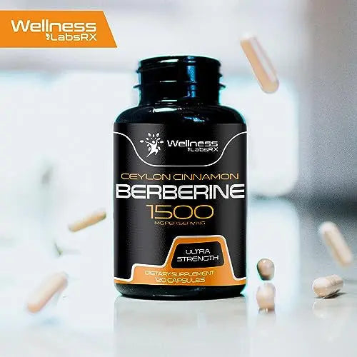 WELLNESS LABSRX Berberine Supplement 1500mg - Liposomal Berberine with Ceylon WELLNESS LABSRX Au supplements