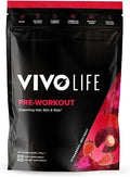 Vivo life - Pre-Workout Energy Drink Supplement, Improve Performance, Guarana Natural Vivo life Au supplements