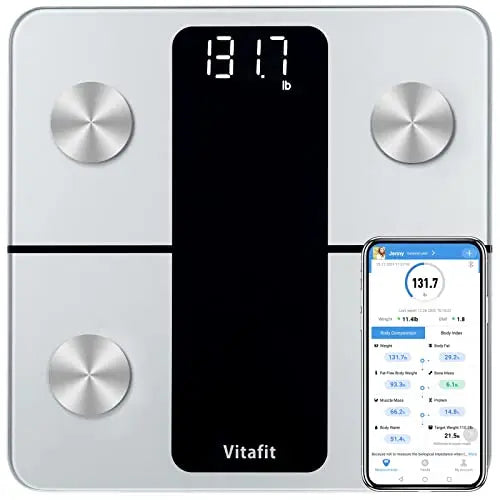 Vitafit Smart Scales for Body Weight and Fat Percentage, Weighing Professional Since 2001 Vitafit Au supplements
