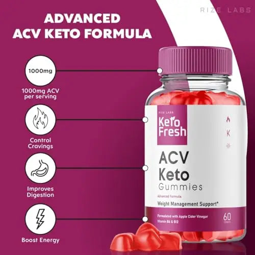 (3 Pack) Keto Fresh ACV Gummies, Keto Fresh ACV Gummies for Advanced Weight Loss rize labs Au supplements