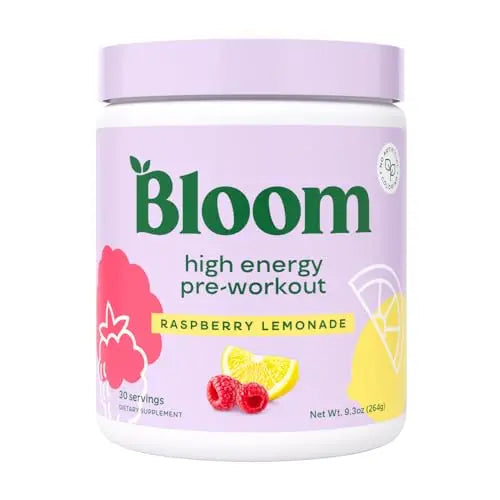 Bloom Nutrition High Energy Pre Workout Powder, Amino Energy with Beta Alanine, Ginseng Bloom Nutrition Au supplements