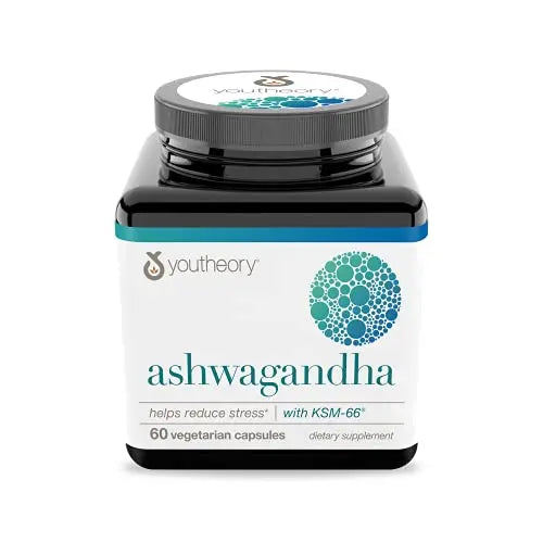 Youtheory ashwagandha Capsule, Helps Maintain Normal cortisol Level, Helps Reduce Youtheory Au supplements