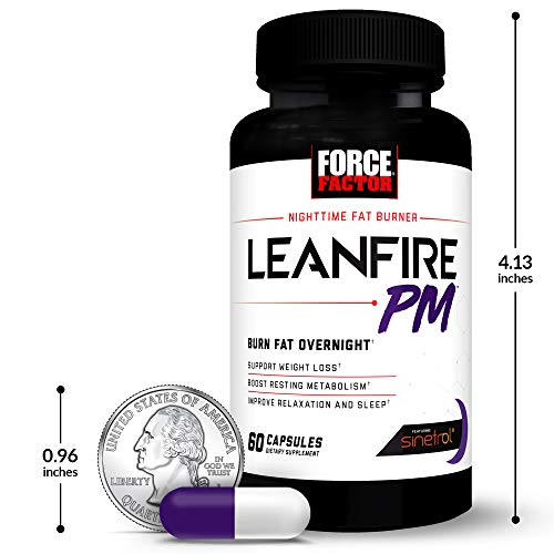 Force Factor LeanFire PM Weight Loss Pills for Women & Men, Fat Burner & Overnight Force Factor Au supplements