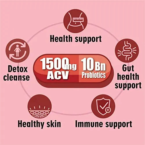 WayLoss 1500mg Apple Cider Vinegar Capsules/Apple Cider Vinegar Pills w/ 10 BILLLION WAY LOSS Au supplements