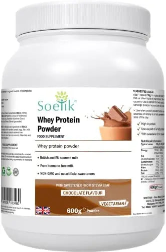 Soetik Whey Protein Powder (Chocolate Flavour) 600g Soetik Au supplements