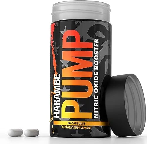 Harambe Pump - Nitric Oxide Supplement with Nitrosigine, S7, and BioPerine - Best Pre Harambe Blood Au supplements