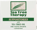 Tea Tree Therapy Vaginal Suppositories with Oil, 6 Count, White Tea Tree Therapy Au supplements