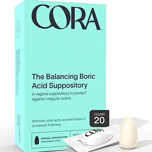 Cora Boric Acid Suppositories | Vaginal Suppository | pH Balance | Prevent Imbalance and Irregular Odor Cora Au supplements