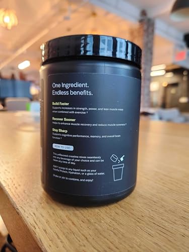 Gainful Creatine Powder, Post Workout Amino Acid Supplement, Muscle, Energy & Focus Support, 5g Creatine Monohydrate, Unflavored, 60 Servings Gainful Au supplements