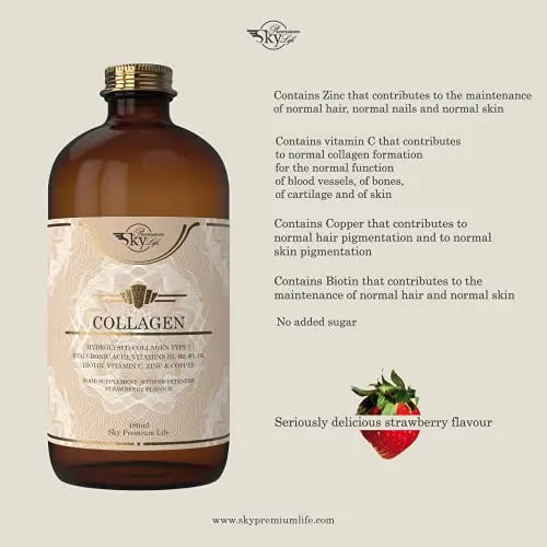 Sky Premium Life Hydrolysed Collagen Type I Food Supplement - Strawberry Taste Sky Premium Life Au supplements