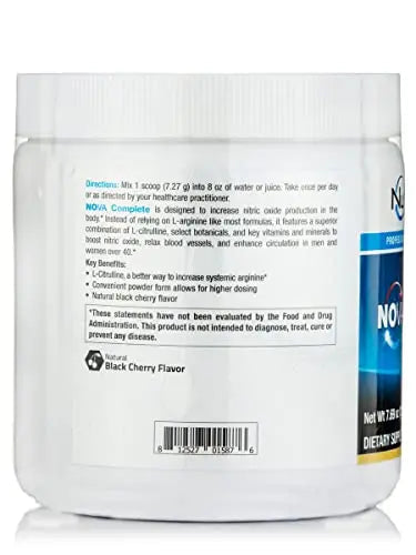 NuMedica NOVA (Nitric Oxide Vascular Assist) Complete - 7.69 oz (218.04 Grams) NuMedica Au supplements