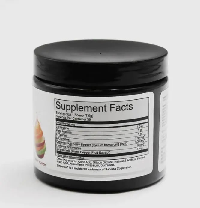 JML PreWorkout Includes GOGI Berry JML LEVITATE NUTRITION Au supplements