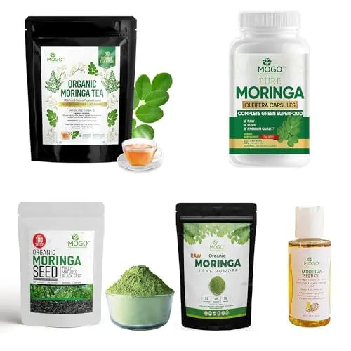 MOGO Moringa Oleifera Capsules | 100% Pure Single Origin Moringa Leaf Powder Supplement MOGO Au supplements