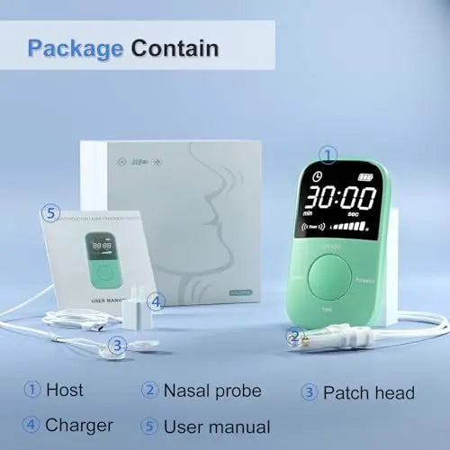 LASEPREHT Red Light Nasal Therapy Device, 650nm Red Light Device for Nose Sore Throat LASEPREHT Au supplements