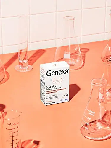 Genexa Flu Fix - 60 Tablets - Multi-Symptom Flu Remedy - Organic, Gluten Free & Non-GMO - Homeopathic Genexa Au supplements