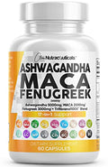 Ashwagandha 5000mg Maca Root 2000mg Fenugreek 3000mg Suppleme Clean Nutraceuticals Au supplements