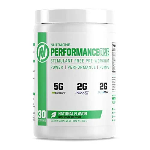 PerformanceOne Best Stimulant-Free Pre Workout Powder by NutraOne for Women and Men NutraOne Nutrition Au supplements