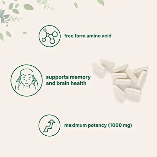Micro Ingredients Plant Based L Tyrosine Pills, 1000mg Per Serving, 240 Capsules Micro Ingredients Au supplements