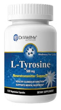 Dr.WellMe L-Tyrosine 500mg Capsules, Dietary supplements-120 Capsules DR WELLME NUTRITION Au supplements