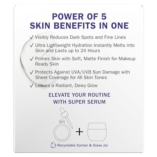 Olay Super Cream with Sunscreen SPF 30, Lightweight Face Moisturizer with Sun Protection