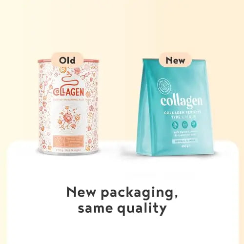 Collagen Powder with Hyaluronic Acid 400g - Collagen Peptides Supplement + Amino Acids Alpha Foods Au supplements