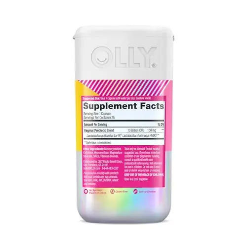 OLLY Happy Hoo-Ha Capsules, Probiotic for Women, Vaginal Health and pH OLLY Au supplements