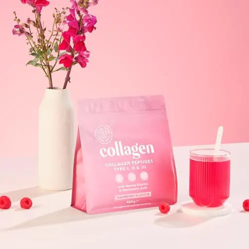 Collagen Powder with Hyaluronic Acid 400g - Premium Bovine Collagen Type I, II, III Alpha Foods Au supplements