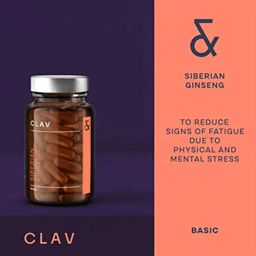 CLAV® Siberian Ginseng - 900mg Eleuthero Root Powder - Energy Supplement CLAV Au supplements