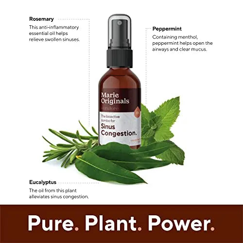 Breathe Blend Essential Oil Sinus Spray | Best Therapeutic Grade Essential Oils for Sleep Marie Originals Au supplements