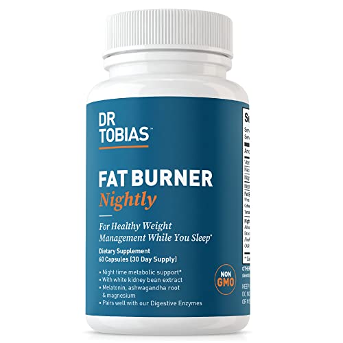 Dr. Tobias Fat Burner Nightly, Night Time Metabolic Support with White Kidney Bean Extract Dr. Tobias Au supplements