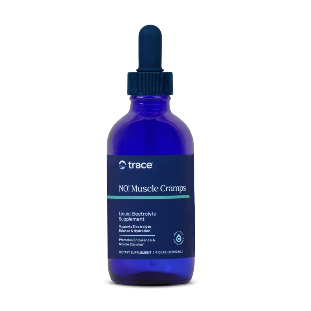 Trace Minerals NO! Muscle Cramps - Supplement for Healthy Muscle Function - Liquid Supplement - Electrolyte Balance - Endurance & Energy - Sugar-Free - 4.06 fl oz (60 Servings) Trace Minerals Au supplements