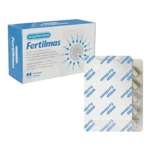Fertilmas Natural Fertility Support for Men | L-Carnitine, Zinc, Vitamin D3, and Folic Acid | Couples TTC Supplement for Reproductive Health | Supplemena Au supplements