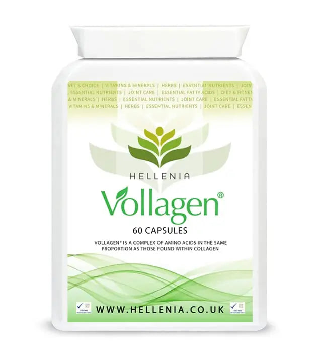 Hellenia Vollagen 500mg - 60 Capsules - Vegan Collagen Hellenia Au supplements