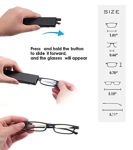 SKYOAK Ultra thin Lightweight Folding Reading Glasses Women Men TR90 Blue Light Blocking SKYOAK Au supplements