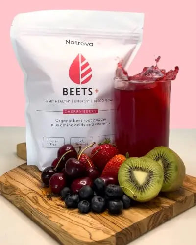 Natrava Beets+ | Organic Beet Root Powder, Vitamins, and Prebiotics | Supports Healthy Natrava Au supplements