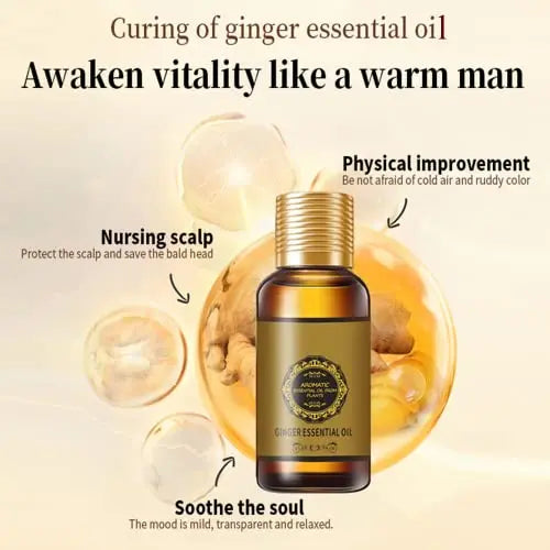(2pc 60ml) Belly Drainage Ginger Oil, Slimming Tummy Ginger Oil, Ginger Oil Drainage Massage YG LianKai Au supplements